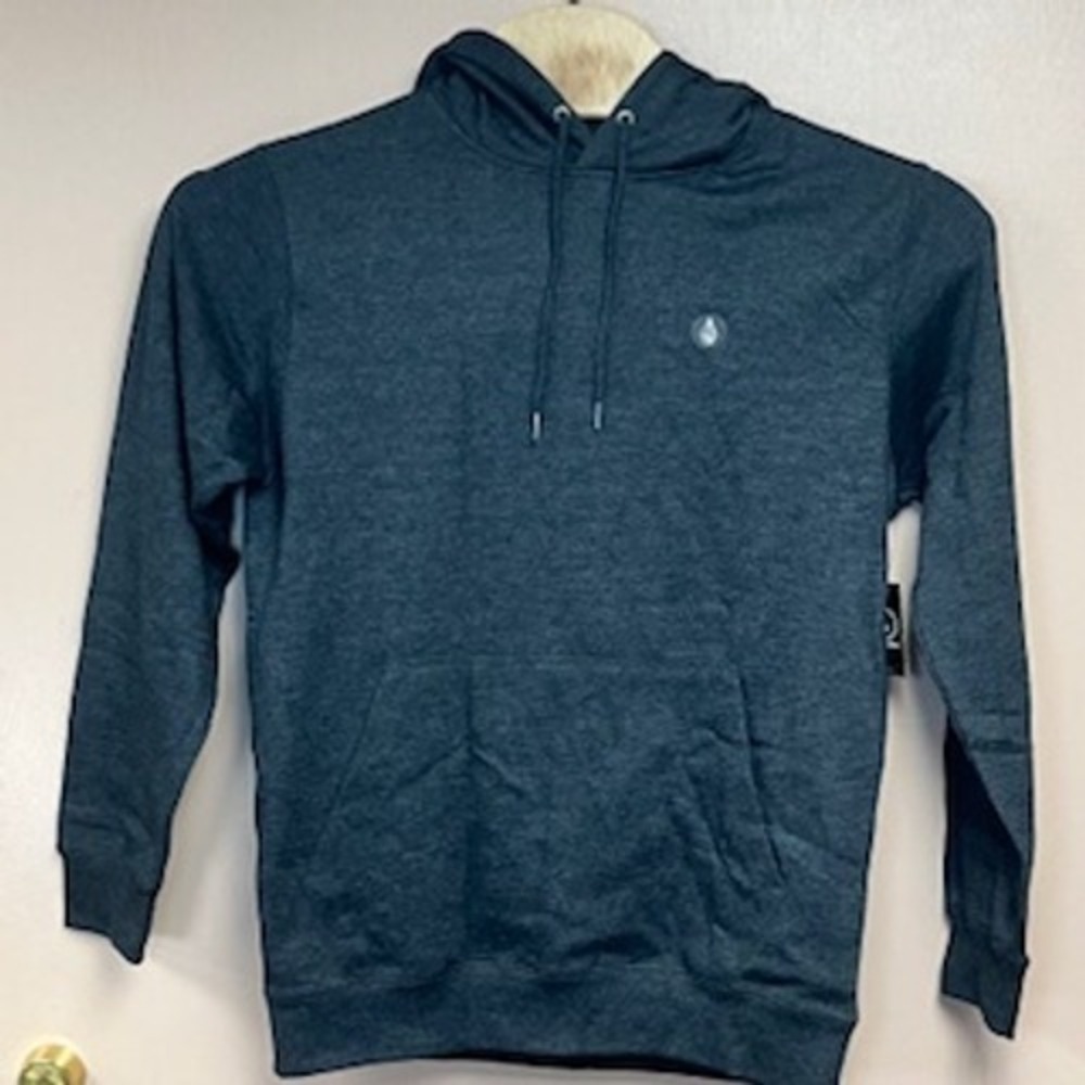 Volcom‎ Foreman Po Fleece Pullover Hoodie Charcoal Heather Mens Medium NWT
